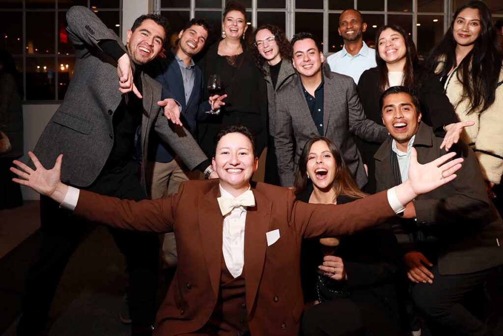 People at a corporate event